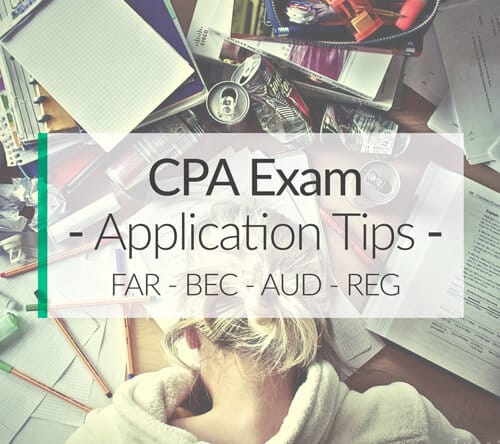 cpa exam application tips