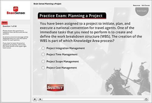 Brain Sensei PMP Review Practice Questions