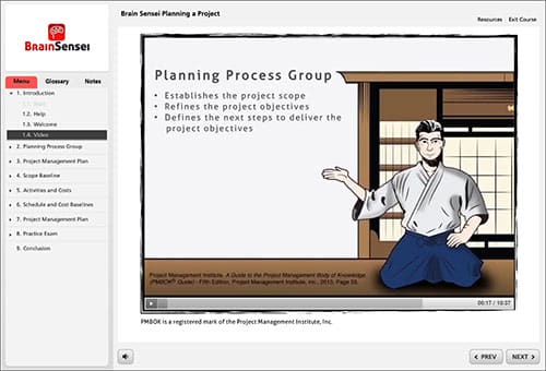 Brain Sensei PMP Review Personal Instructor