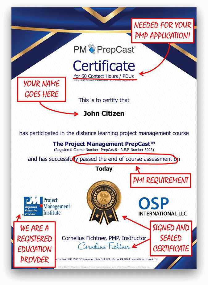PM PrepCast 35 Contact Hours